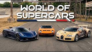 World Of Supercars - Bugatti, Koenigsegg Et Miura À Montlhéry