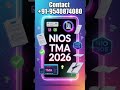 NIOS TMA 2026 🔥 Final Upload Guide!