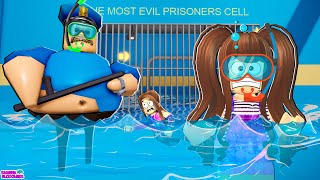 ESCAPANDO DA PRISÃO INUNDADA DE ÁGUA DO POLICIAL PEIDÃO!!! ROBLOX 🌊WATER BARRY'S PRISON RUN!