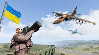 Russian Despair! Ukraine's New Javelin Missile Overwhelms Russian Air Force - Arma 3