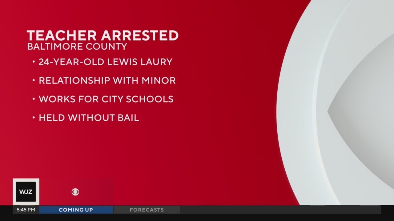 Baltimore City school teacher arrested for sexually assaulting minor