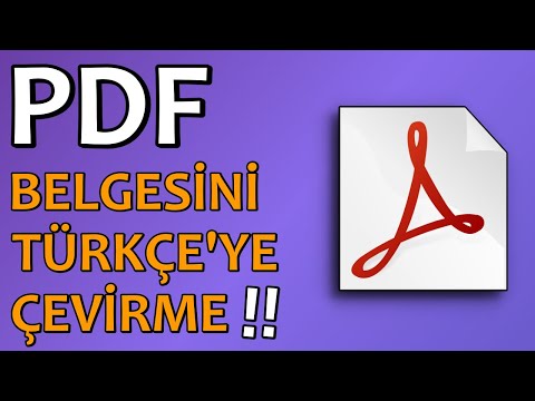 Video: Portekizce bir PDF'yi İngilizce'ye nasıl çevirebilirim?