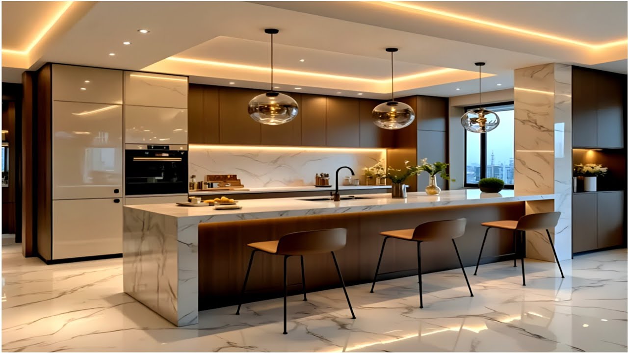 Kitchen custom island layout
