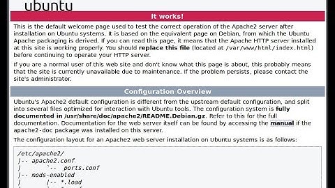 Install apache2 on Ubuntu 18.04