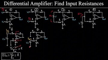 How to find Input Resistance of Differential Op-Amp (Operational Amplifiers)