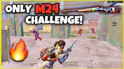 🔥 CHALLENGED CONQUEROR PLAYER ❤️.                         WITH M24 1VS3 IN TDM BGMI 😈🥶