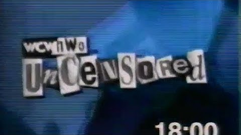 WCW/nWo Uncensored promo 1998