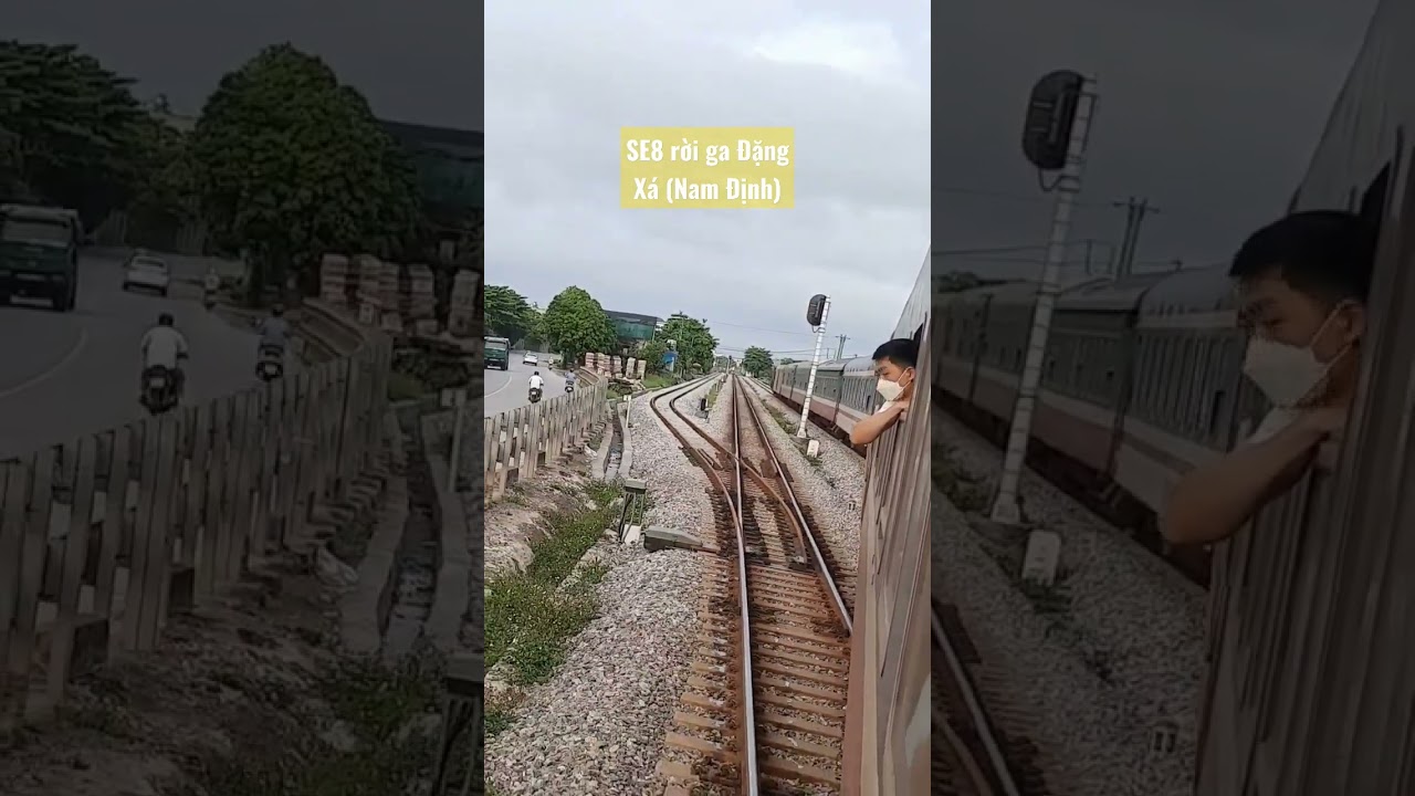 Ghi tà vẹt bê tông , tàu chạy 80 bao mượt ,không xóc... - youtube