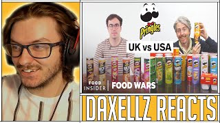Reacting to US vs UK Pringles Chips | Food Wars