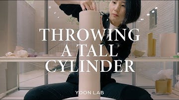 How To Throw a 20 Inch Tall Cylinder On The Pottery Wheel