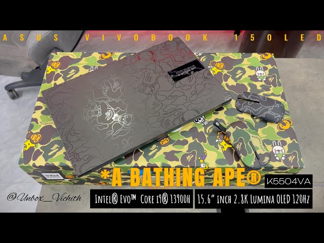 Unboxing the limited collaboration of #ASUSVivobook x A BATHING APE!  Tampilan laptopnya bener-bener cakep dan detailed banget, and check…