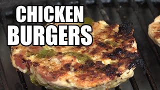 How to grill Chicken Burgers  Recipe