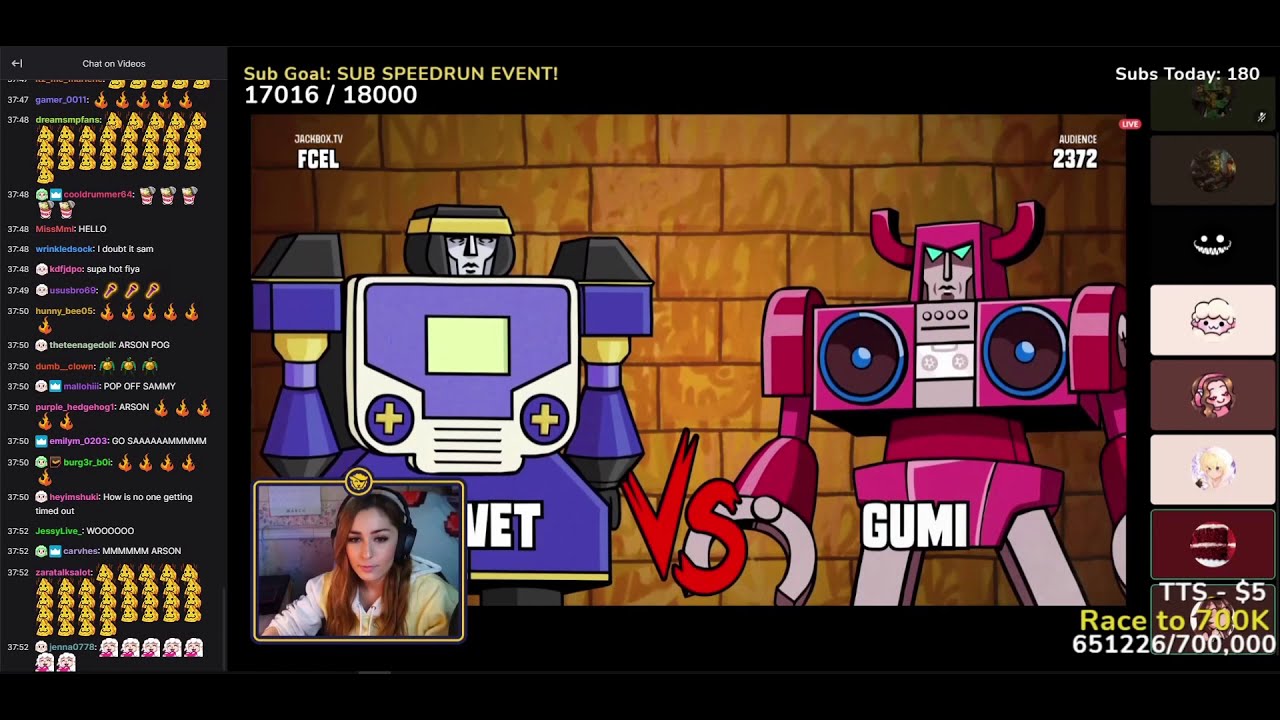 VelvetIsCake Being The Chaotic One in Jackbox ft.Antfrost, BBH, Puffy and More (w/ chat)