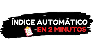 ❤️Como hacer un índice automático en google Docs 2025