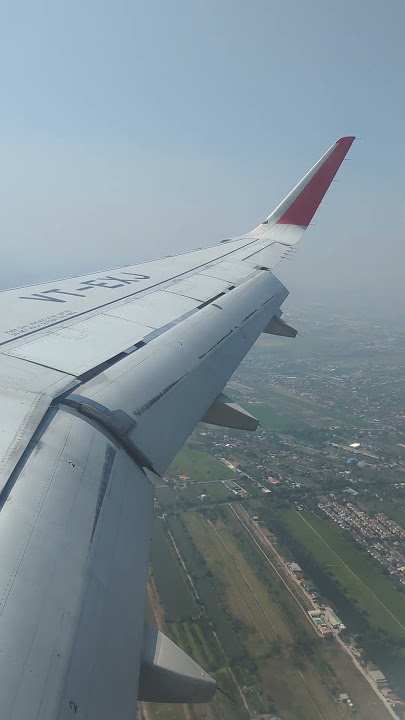BOM To BKK | AirIndia AI-0354 | Flying Above Bangkok | Part 13 | #shorts