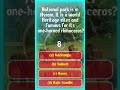 National Park Quiz Q02 National Park Quiz Q02