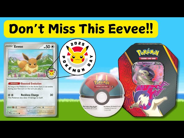 pokemon day 2025 promo cards TCG: Pokemon Stamped Card Pack Celebrate 30 years of Pokmon with the Pokmon Day 2026 Collection Eevee Pokemon Day 2025 Promo