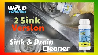 How to Clean 2 Sink Drain | Wild Tornado Sink and Drain Cleaner | Right Way | English Sub