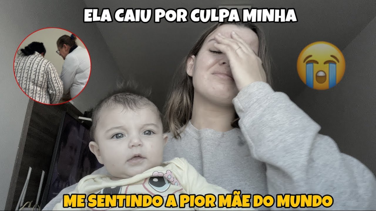 MINHA BEBÊ DE 4 MESES CAIU NO CHÃO-ME SENTINDO MUITO CULPADA + ELA ...