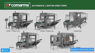 Automatyczne składarki kartonów - Comarme F1000 i Comarme F2000