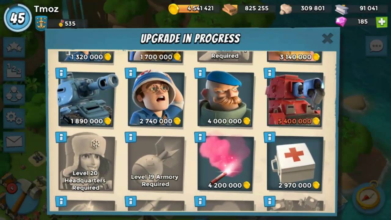 Boom Beach Level 45 War Factory Unboosted Aug 30 YouTube