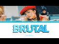 Olivia rodrigo brutal colour coded lyrics