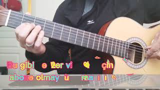 Cengiz Kurtoglu. Gelin Olmuş. Gitar Tab Versiyonu Başka Yerde Yok (Kolay Çalın)