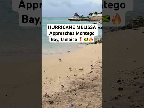 INSANE Hurricane Melissa Approaching Jamaica #hurricanemelissa #hurricane #jamaica #montegobay