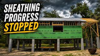 Solo House Sheathing Progress Stopped!