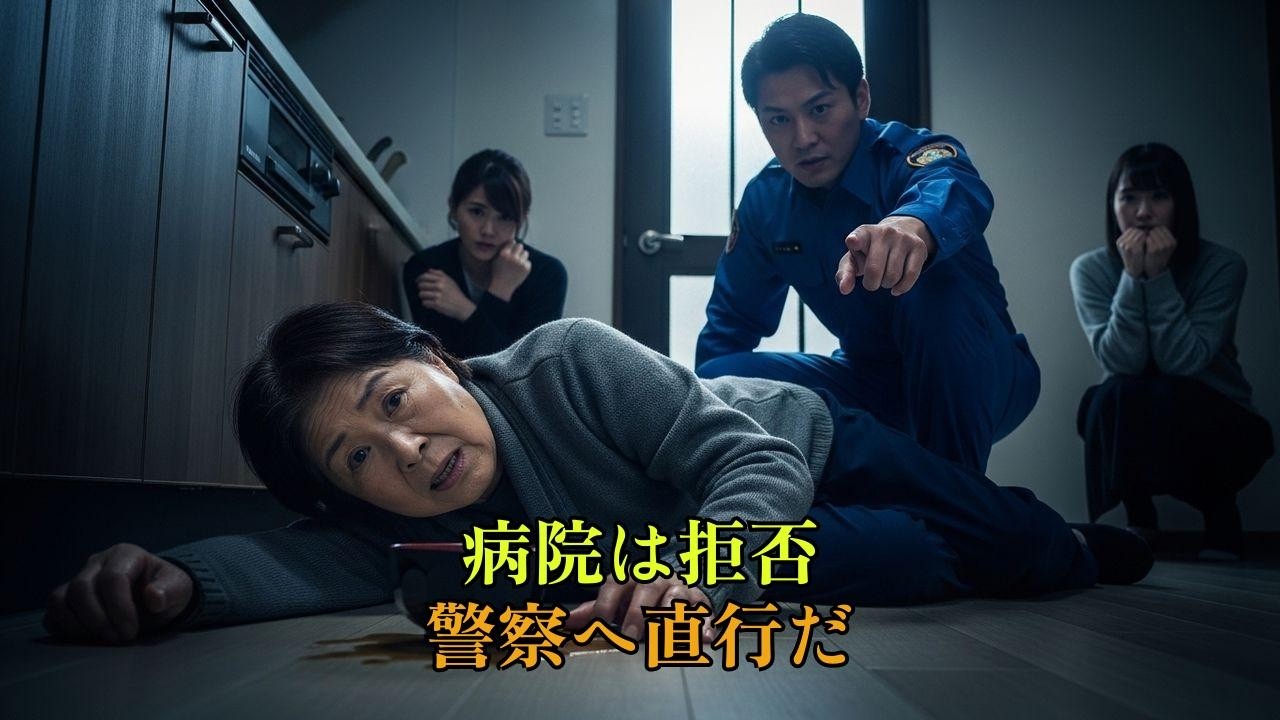 救急隊員「病院じゃない！警察だ！」息子夫婦の毒盛りに気づいた瞬間…40年尽くした母の逆襲