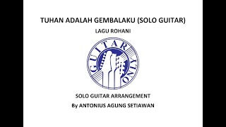 Tuhan adalah Gembalaku (Solo Guitar Tablature)