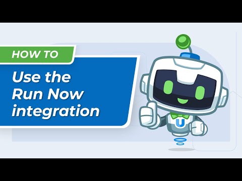 How to use the Run Now integration