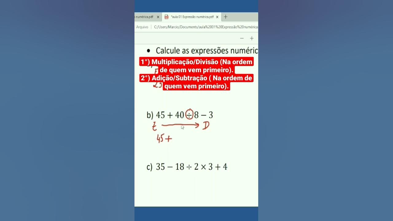 STOP da Divisão e Multiplicação - (PDF)