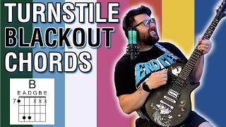Turnstile Blackout Guitar Tutorial In Standard Tuning!