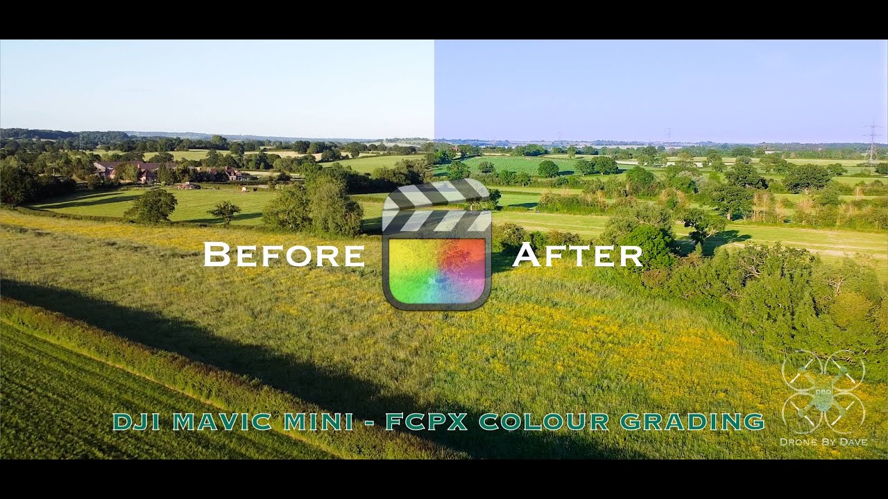DJI MAVIC MINI FCPX COLOUR GRADING YouTube