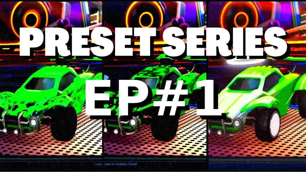 Preset Series Ep1 ( Forest Green Octane ) Car Designs Rocket League