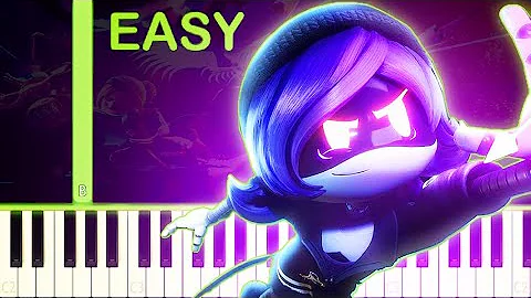 MURDER DRONES - FIGHT TIL' I'M GOOD ENOUGH - EASY Piano Tutorial