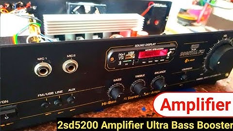 2sc5200 2sa1943 Amplifier Board | Ultra Bass | एंपलीफायर में बेस बढ़ाएं | Anand Kr technical
