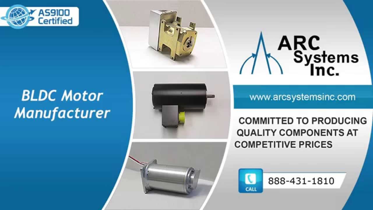 BLDC Motor Manufacturer - ARC Systems Inc. - YouTube