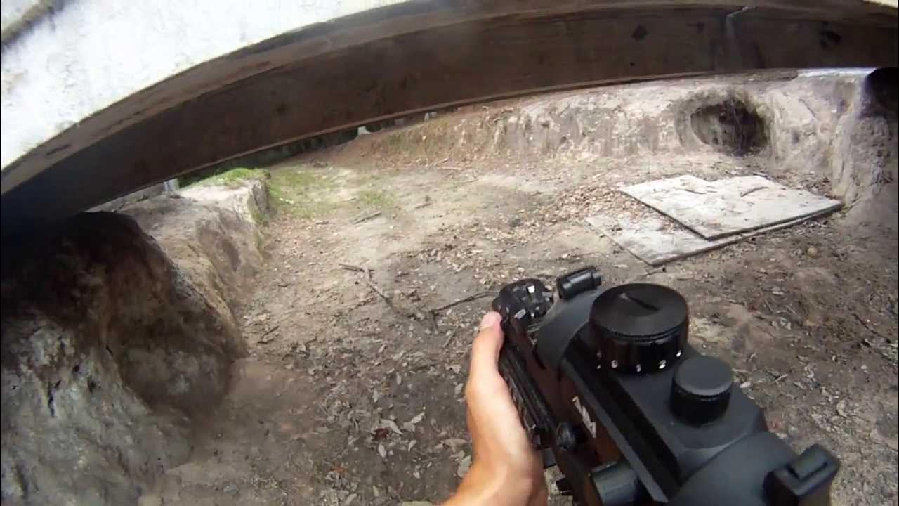 July 21 2013 Attack and Defend at Paintball Command [MP7] YouTube