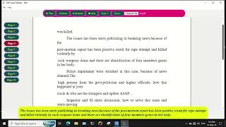 Information PDF AUDIO READER - PAR Demo News