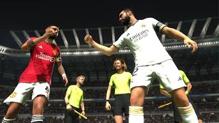 EAFC 24 Legendary Difficulty Is No Joke | Real Madrid vs Manchester United Gameplay