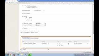 How to Set Test Availability Exeptions for Student Accommodations in Blackboard Learn