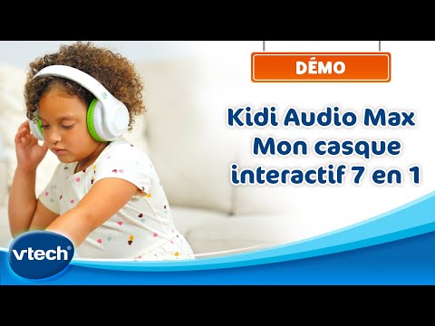 KidiPods Max Mon Casque Interactif 7en1 VTECH - Dès 4 ans 