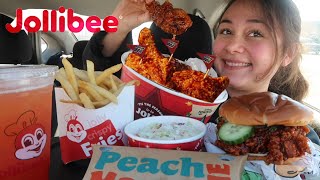 Jollibee l NEW KBBQ Fried Chicken Bucket and Sandwich MUKBANG l KATSEYE SPECIAL