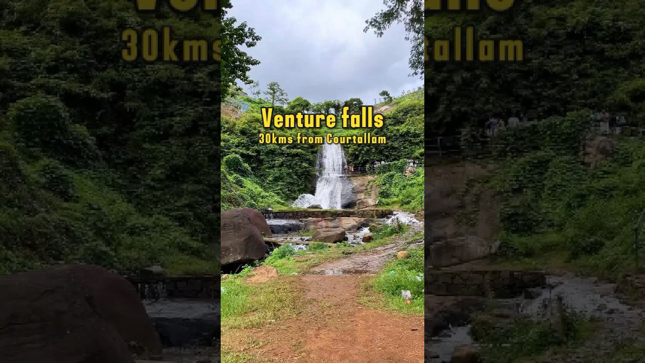 Try this private waterfalls, when you visit Courtallam 📍Venture waterfalls 