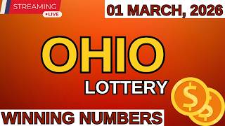 Ohio Midday Lottery Results For - 01 Mar, 2026 - Pick 3 - Pick 4 - Pick 5 - Powerball -Mega Millions