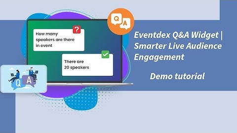 Eventdex Event Q&A Widget | Best Live Audience Engagement Tool for Events