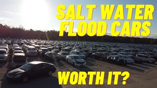 WE CHECK OUT SALTWATER FLOOD CARS AT COPART