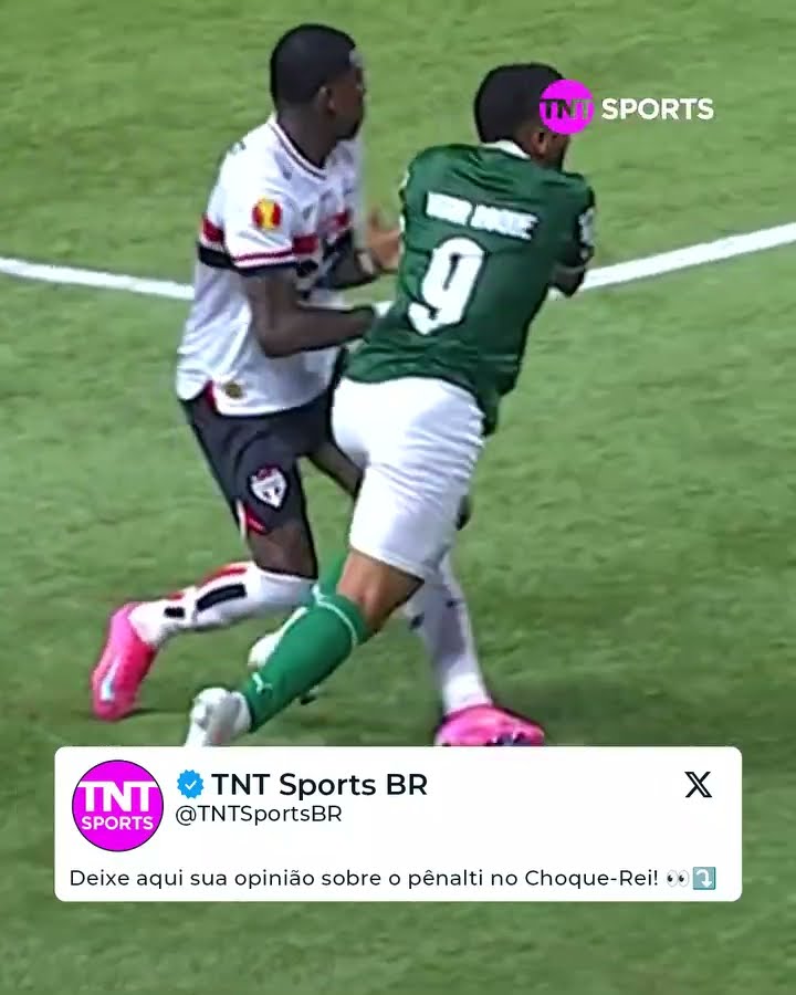 FOI PÊNALTI OU NÃO? DEIXE SUA OPINIÃO SOBRE O LANCE POLÊMICO DE PALMEIRAS X SÃO PAULO! #shorts